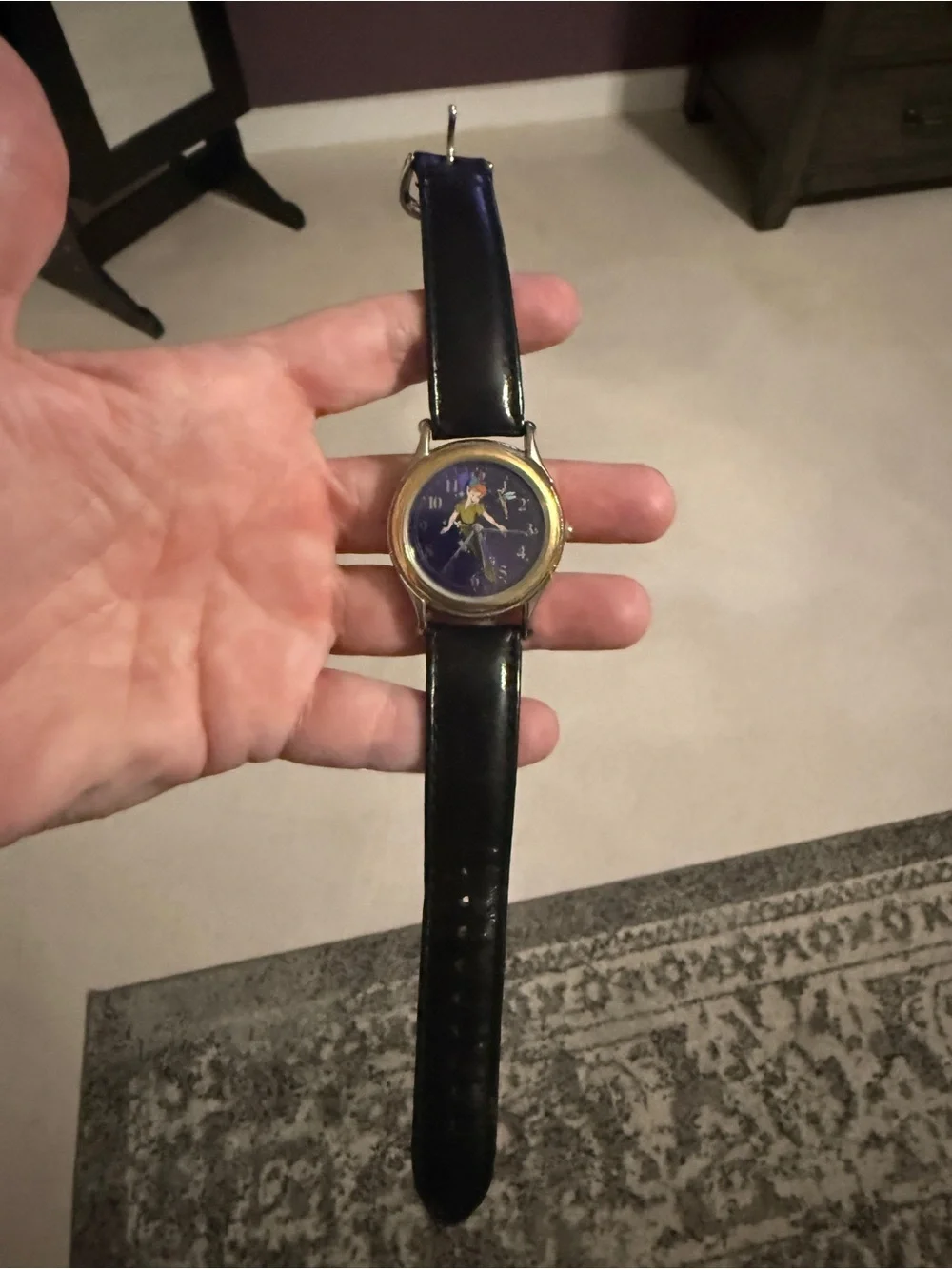 Vintage Disney Peter Pan Tinker Bell Film Classics Watch 1990s Needs Battery